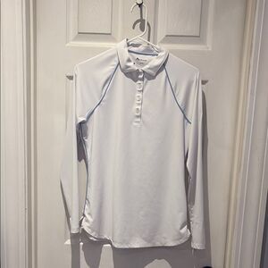 Peter Millar long sleeve collared top SZ medium